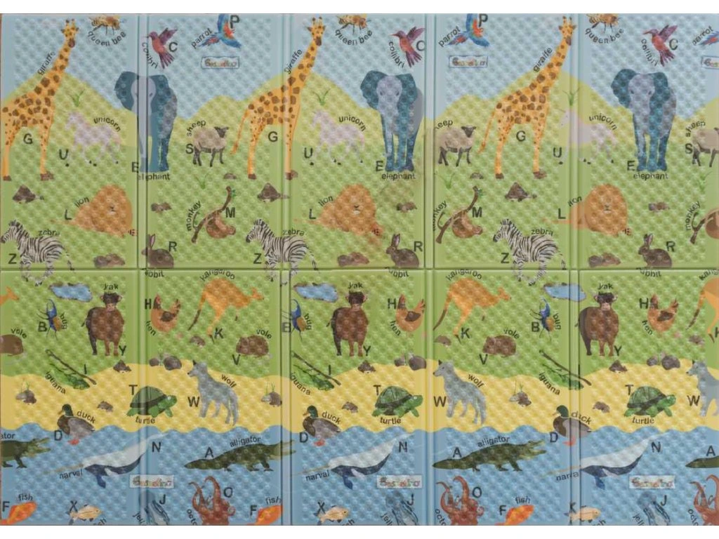 Detská podložka Casmatino ABC ANIMAL – Obrázok 2